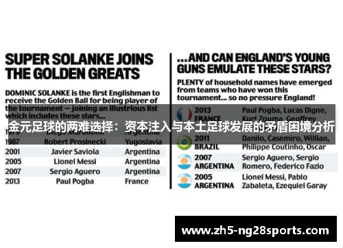 金元足球的两难选择：资本注入与本土足球发展的矛盾困境分析