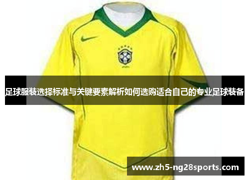足球服装选择标准与关键要素解析如何选购适合自己的专业足球装备